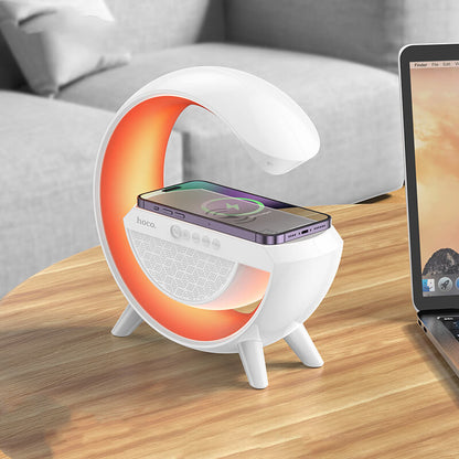 Hoco Smart Ambient Light BT Speaker Wireless Charger DS43