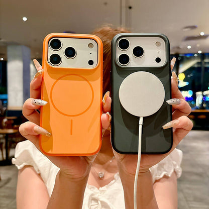 Compatible with iPhone 17 Morandi Magnetic Series Mate Case