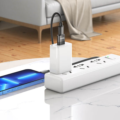 Hoco USB Male to Type-C Female USB2.0 Adapter UA17