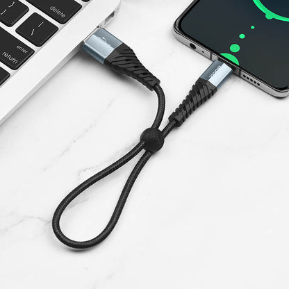 Hoco Cool Charging Data Cable USB-A to Type-C 0.25m X38