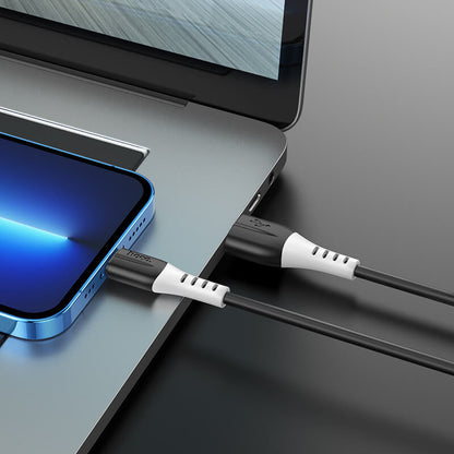 Hoco Silicone Charging Data Cable USB-A to Lightning 1m X82