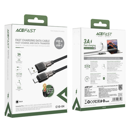 Acefast USB-A to Type-C Nylon Braided Charging Data Cable 1.2m