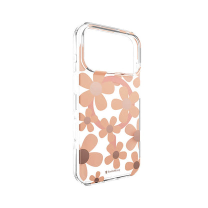 Compatible with iPhone 17 Pro Fleur 3D Patterned Series Shockproof Magnetic Phone Case