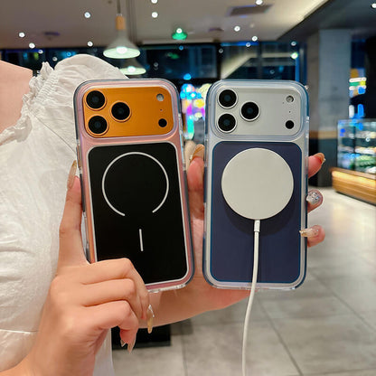 Compatible with iPhone 17 Pro Aurora Pure Series Magnetic Phone Case
