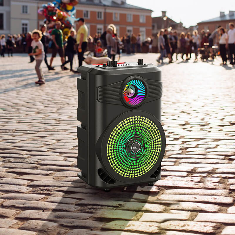Hoco Bluetooth Portable Outdoor Speaker with Wired Microphone BS46