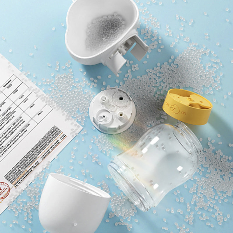 Pet Water Bottle Dispenser with Food Container Leak Proof Pet Drinking Bottle P