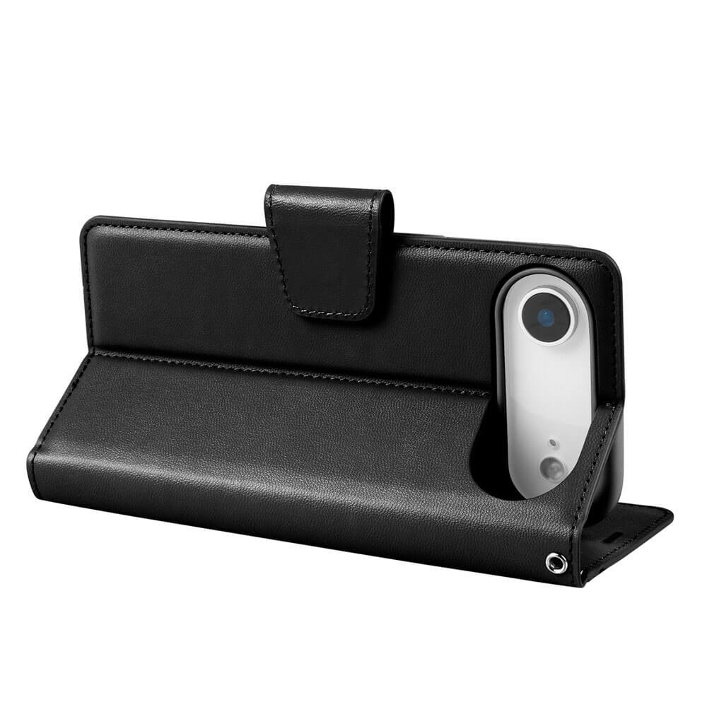 Compatible with iPhone 17 Air Hanman Mill Series Leather Wallet Flip Case