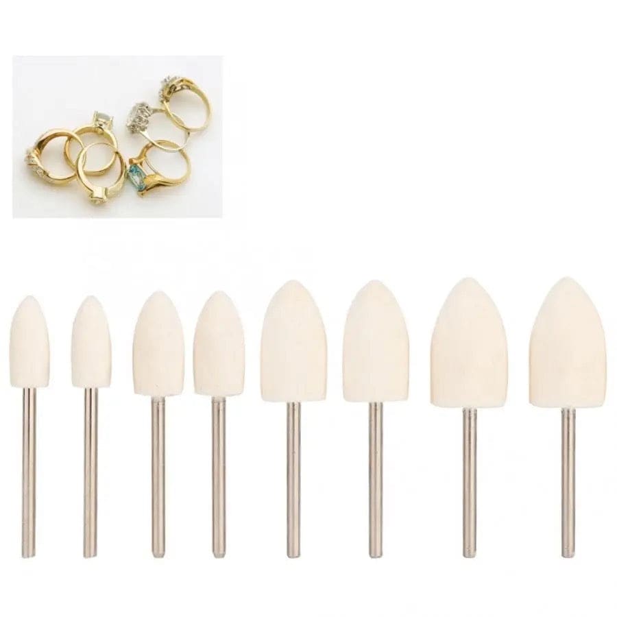 8 Piece Conical Head Polishing Bits