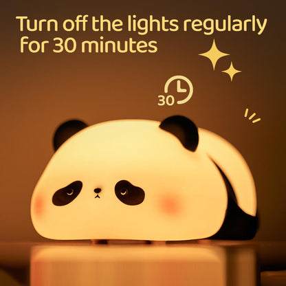 Mobie Rechargeable Panda Silicone Lamp Soft Touch Light