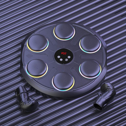 Mobie Bluetooth Music Box RGB Lights Wall Mounted Strike Machine with Gloves HJ-668