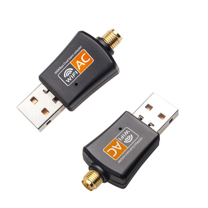 Dual Band USB WiFi Adapter Dongle Wireless Network Laptop Antenna 2.4G 5G