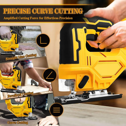 Cordless Electric Jigsaw with Battery
