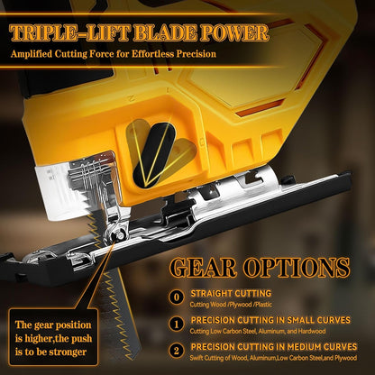 Cordless Electric Jigsaw with Battery