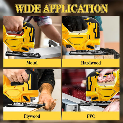 Cordless Electric Jigsaw with Battery