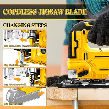 Cordless Electric Jigsaw with Battery