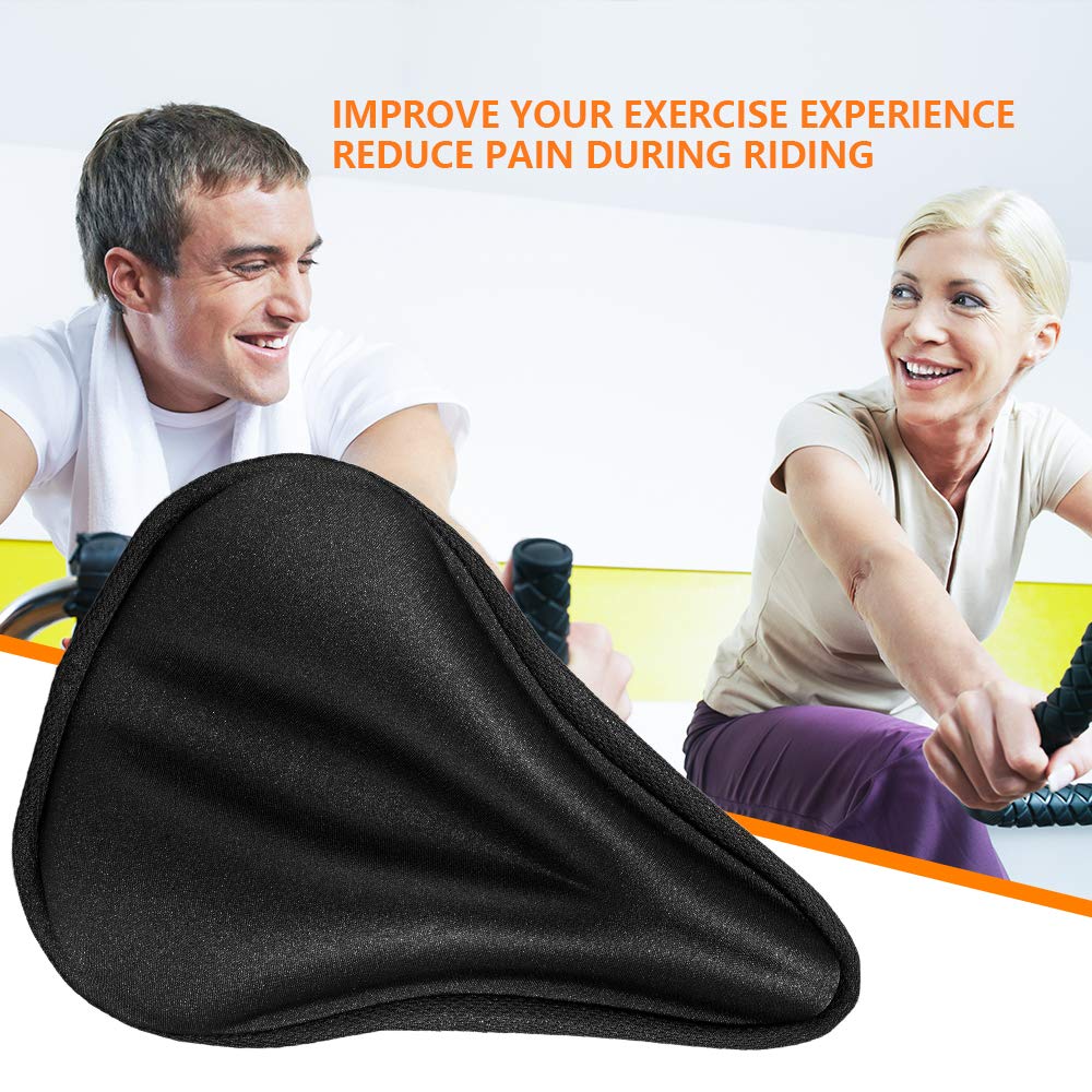 Bike Seat Cover Gel Seat Cover Saddle Pad BLACK