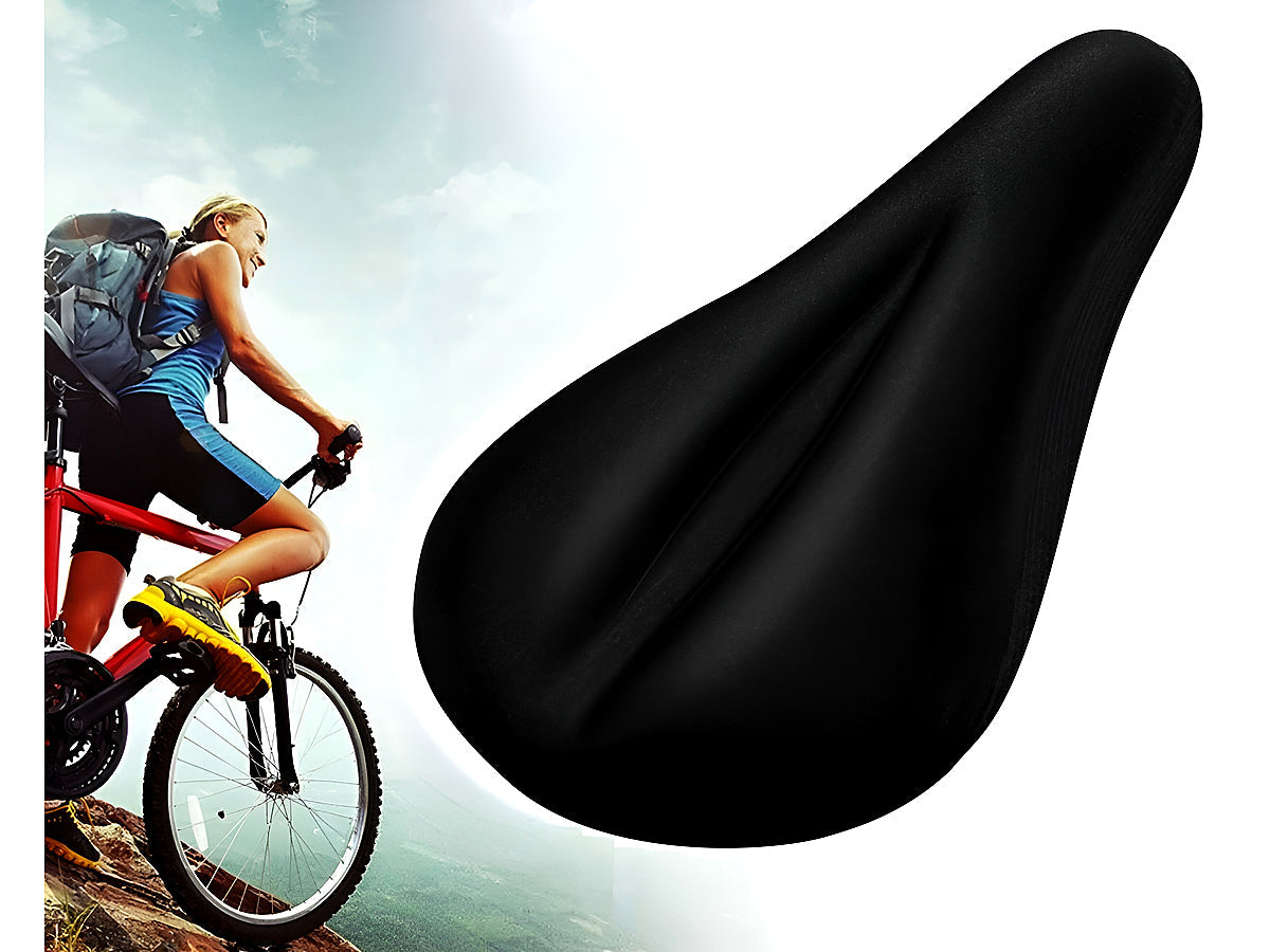 Bike Seat Cover Gel Seat Cover Saddle Pad BLACK