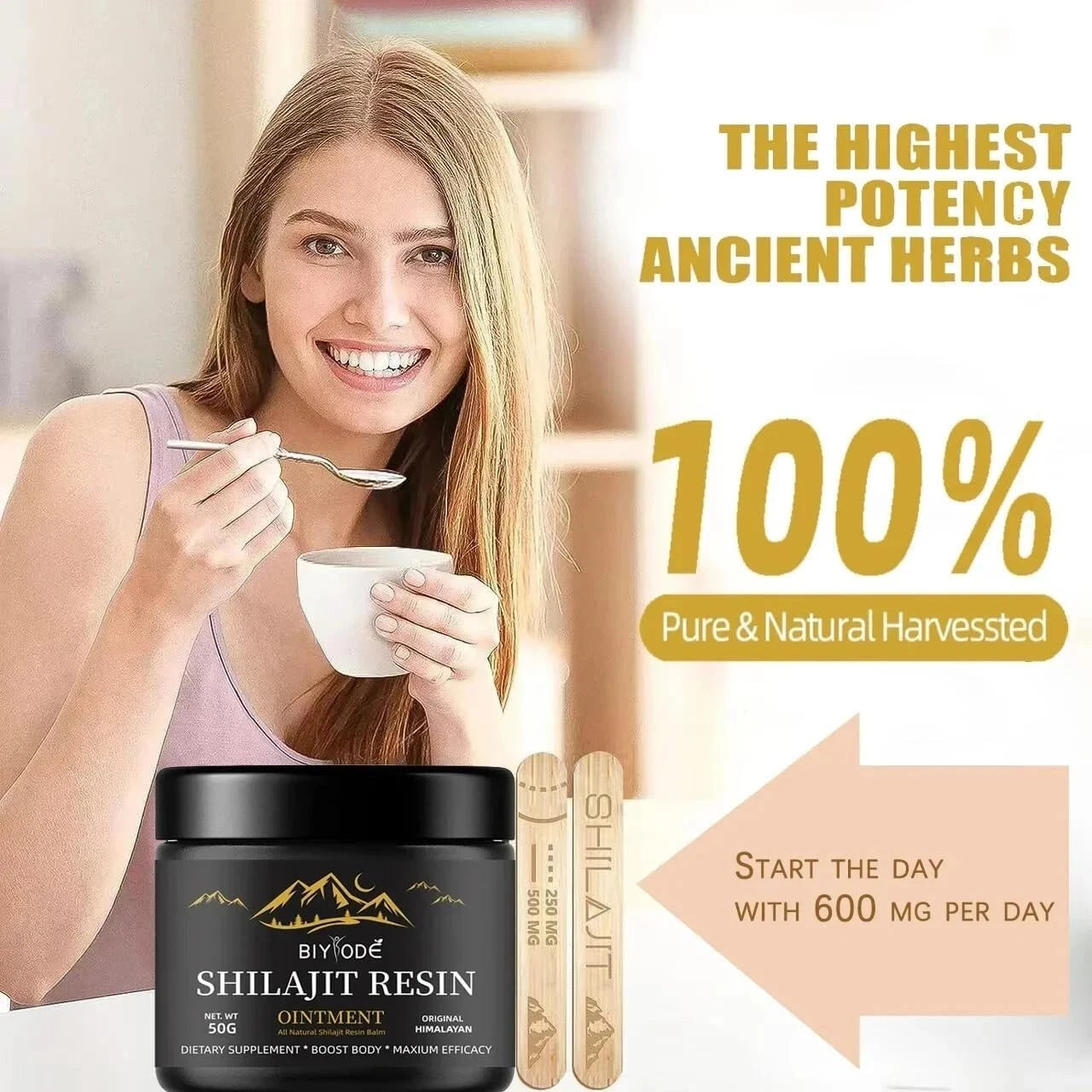 Organic Shilajit Resin 50g -1PK