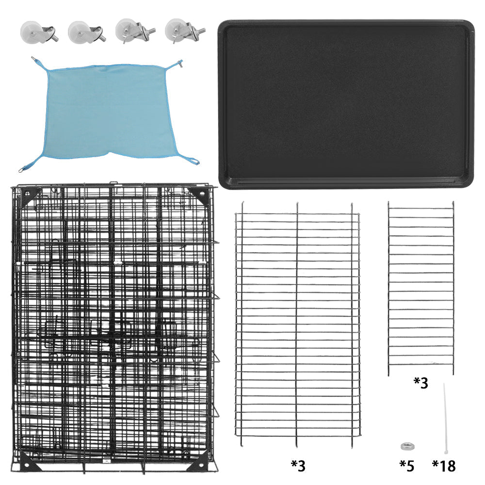 3 Level Rabbit Bird Cage Ferret Parrot Aviary Cat Rat Aviary Budgie Hamster Pet Cages Castor XL