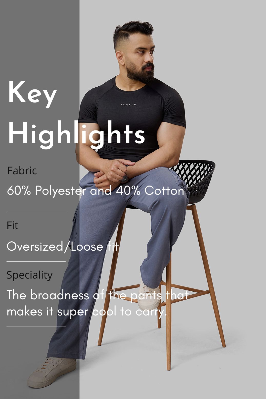 Pinnacle Pocket Pants Grey