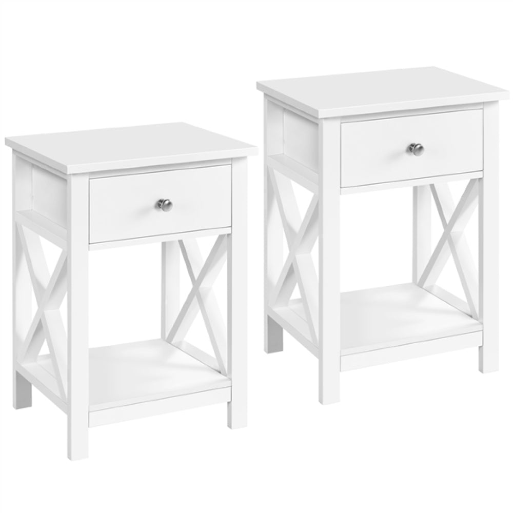 Set of 2 X Frame Side Table