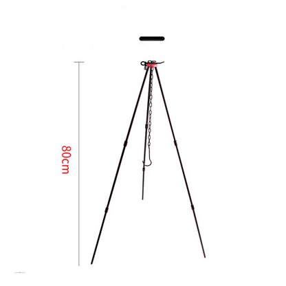 Portable Camping Bonfire Tripod Frame – Adjustable Hanging Chain | Aluminium Alloy HS23711