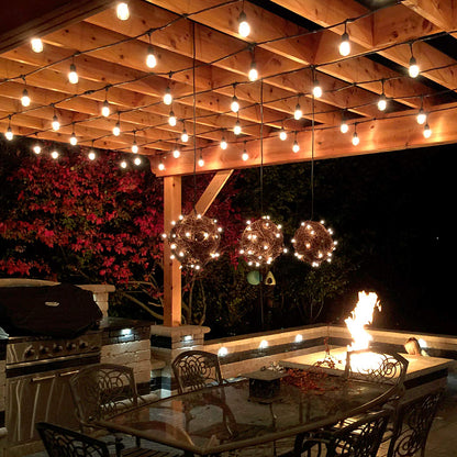 Festoon Light String Lights 20M 24 LED Bulbs