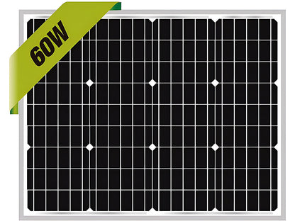 60W Solar Panel with Solar Controller