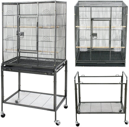 Bird Cage Parrot Aviary Perch Carrier