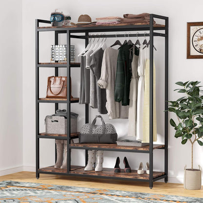 Metal Wardrobe Clothes Rack Clothes Organizer