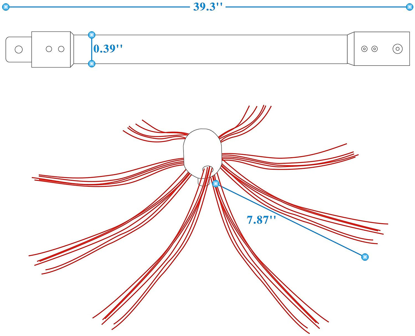 Chimney Cleaner Kit Flexible Dryer Vent