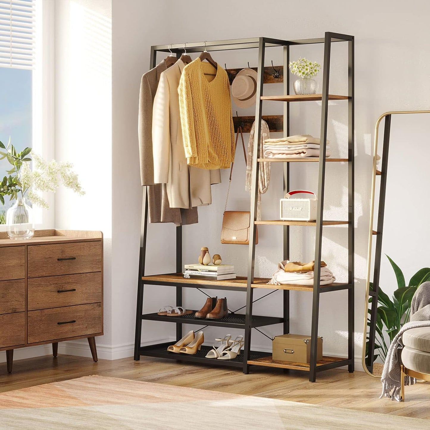 Coat Rack Clothes Rack Wardrobe Clothes Organizer