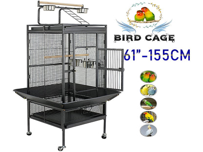 Bird Cage Parrot Aviary Perch Carrier