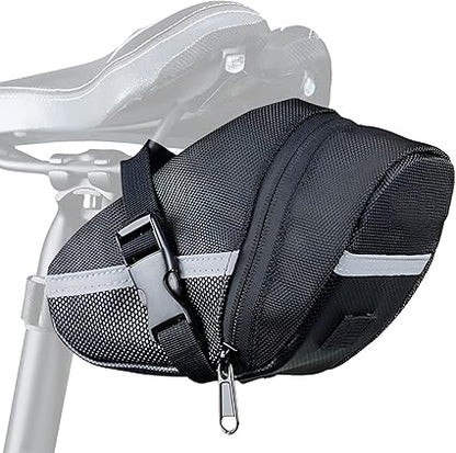 Bicycle Saddle Bag – Lightweight Velcro Seat Bag for MTB, Road Bike & E-Bike JS15505
