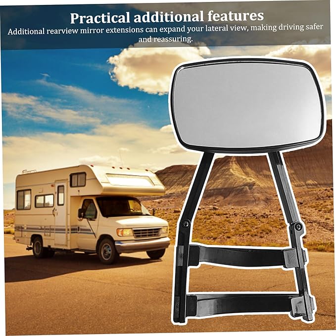 Adjustable Big Size Towing Mirror Clip-on Side Mirror Extension