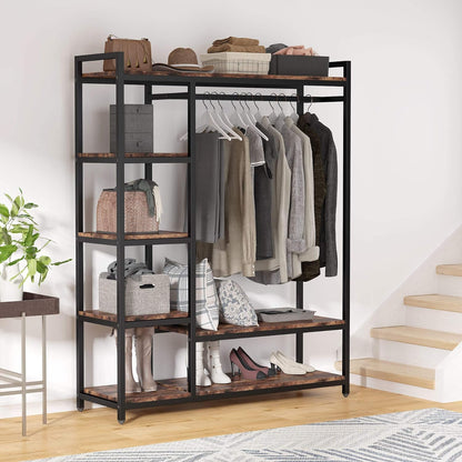 Metal Wardrobe Clothes Rack Clothes Organizer