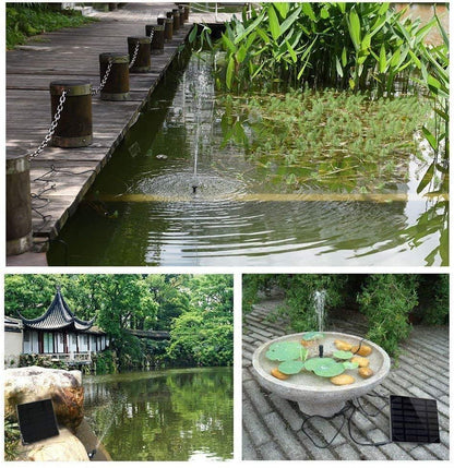 Solar Water Fountain