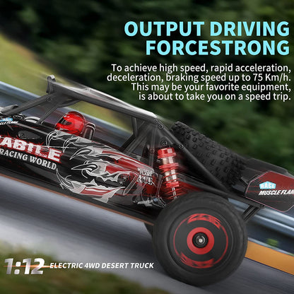 75km/h Brushless Motor and Metal Chassis 4WD Off Road High Speed Racing Car