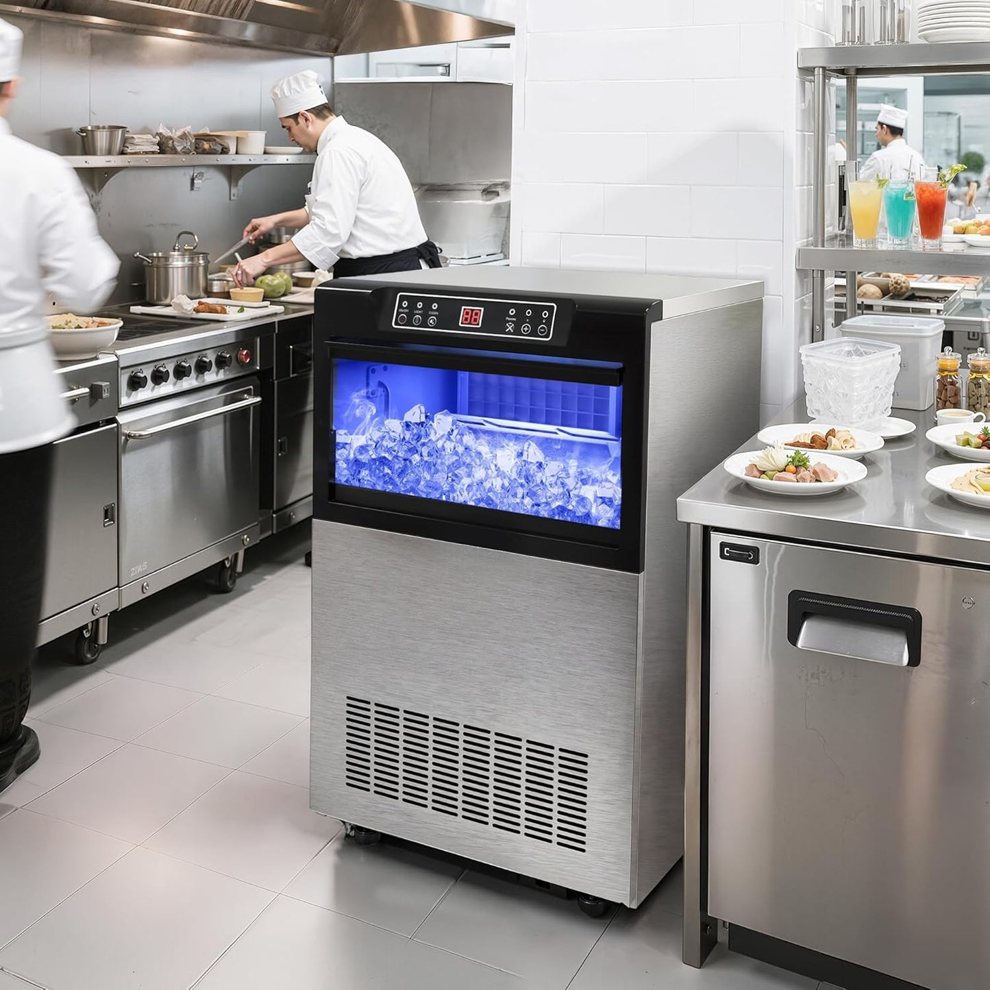 60kg Commercial Ice Cube Maker