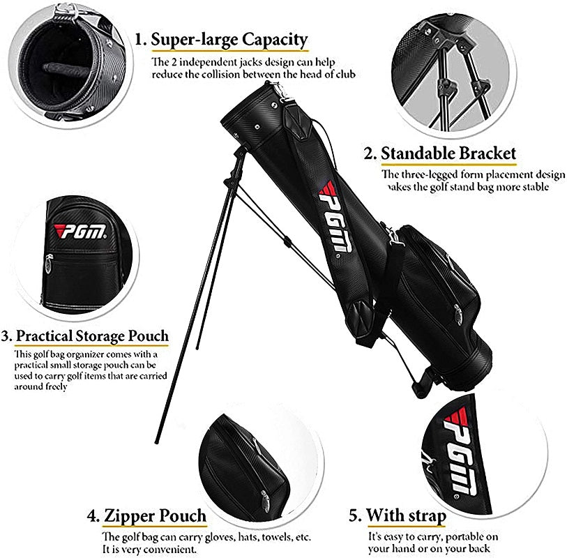 Golf Travel Bag with Stand