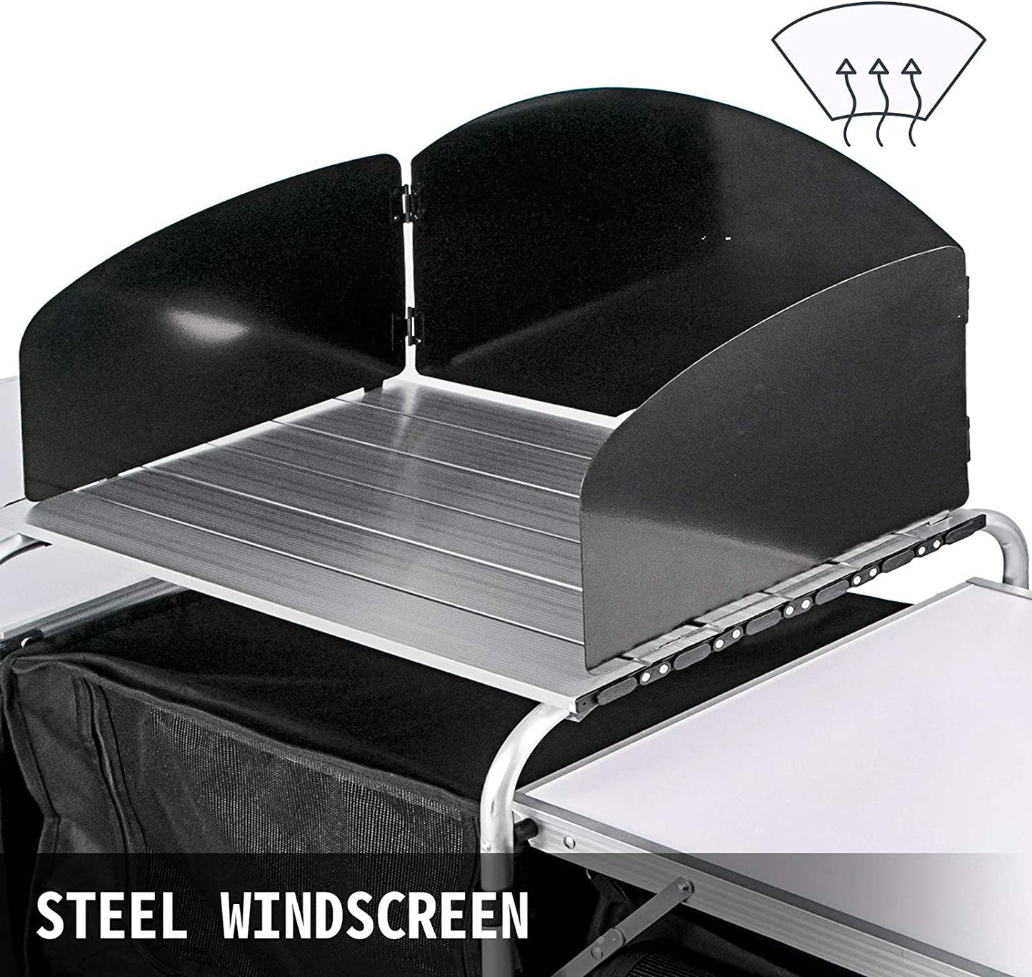 Camping Kitchen Table Portable Folding Camp Cook Table