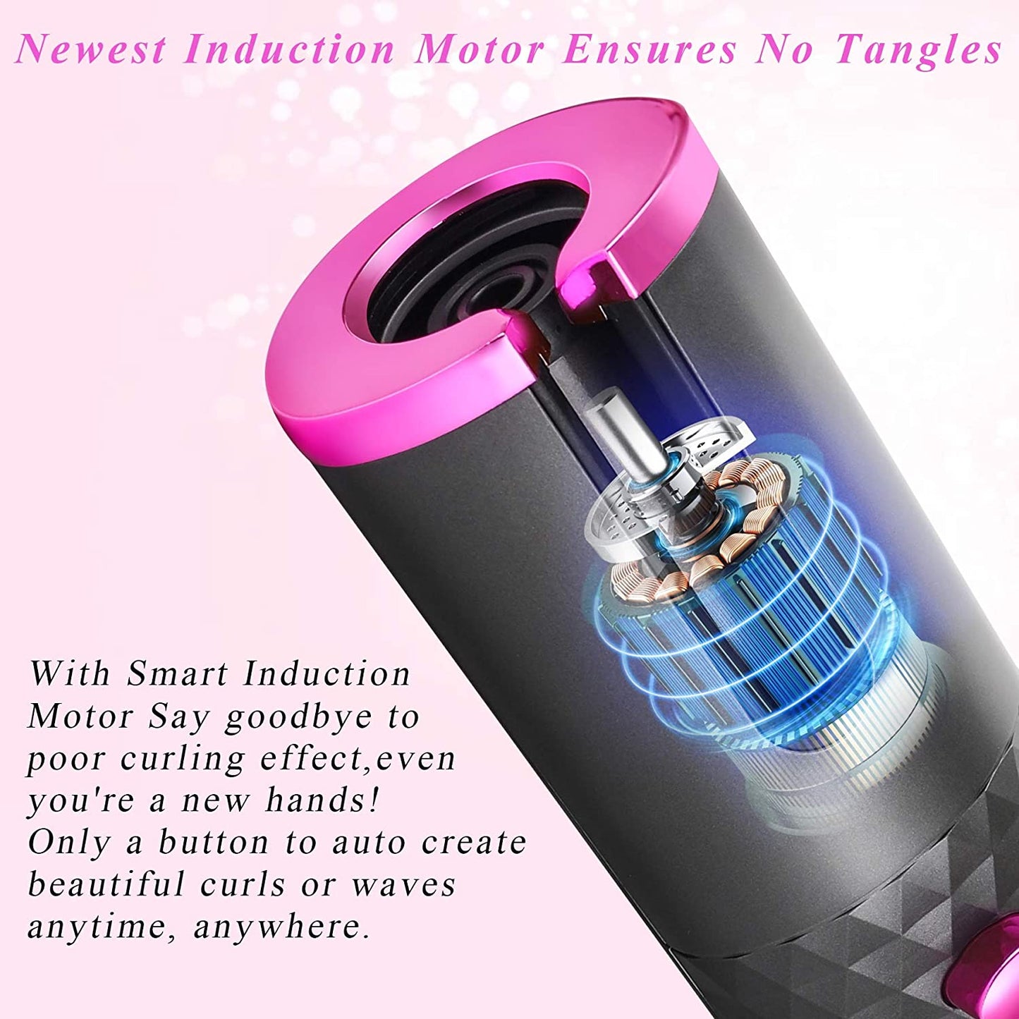 Hair Curler Cordless Automatic
