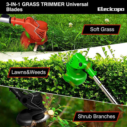 Weed Eater and Grass Trimmer Lawn Mower