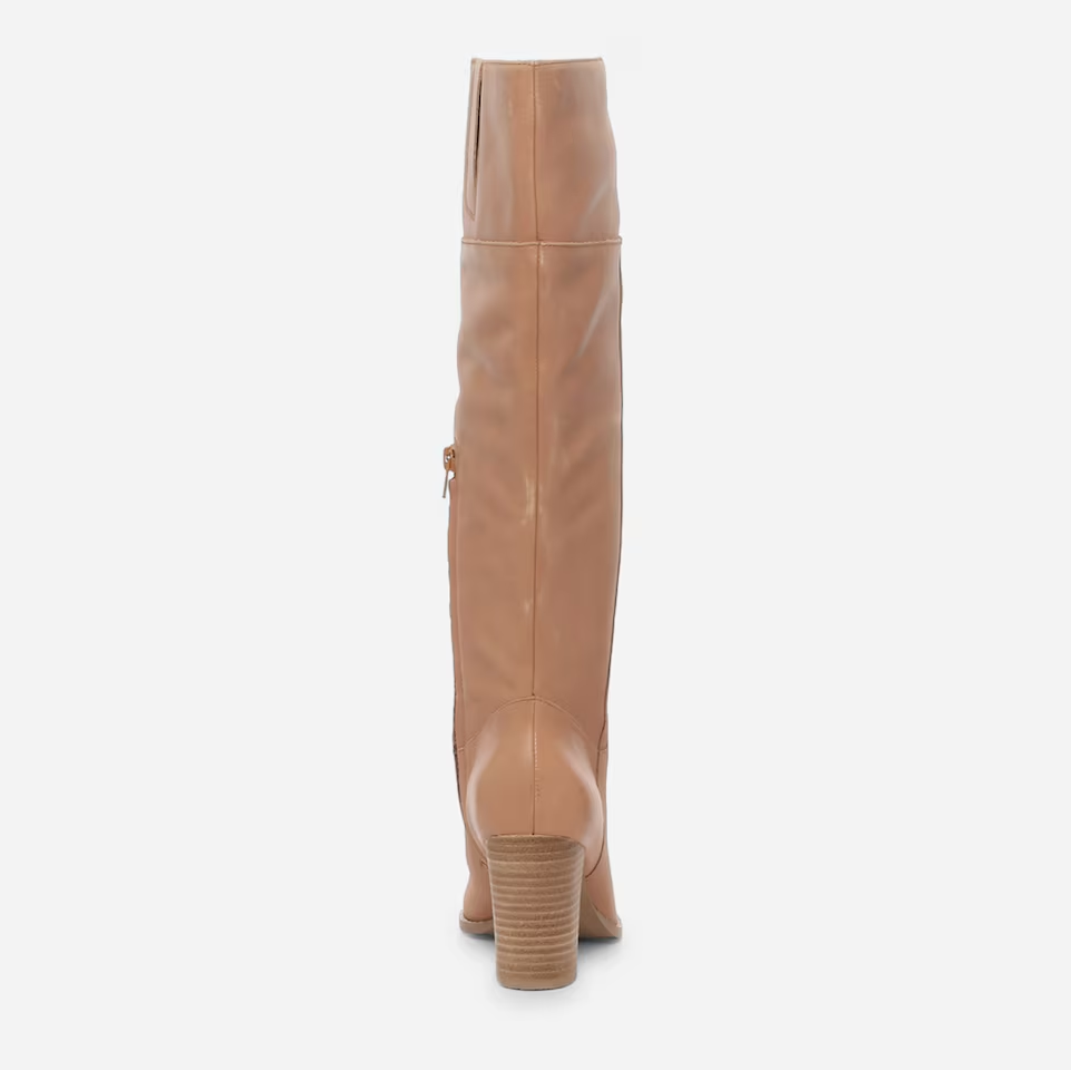 Clearance Real Leather High Heel Long Boots