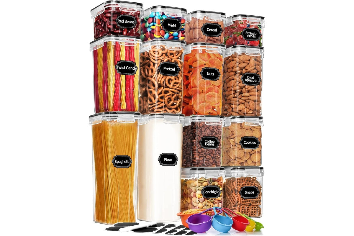 Food Storage Container Set Kitchen and Pantry Containers 14PCS