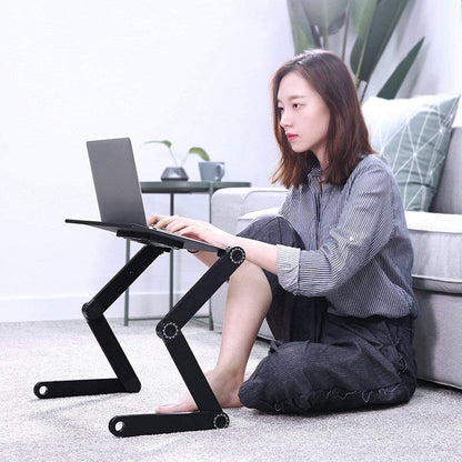 Adjustable Laptop Stand with Mouse Pad