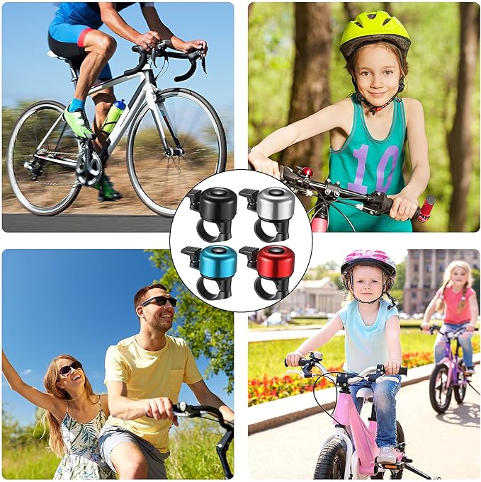 Ecotrek Aluminium Alloy Bicycle Bell – Loud & Clear 75dB Bike Horn CC4271
