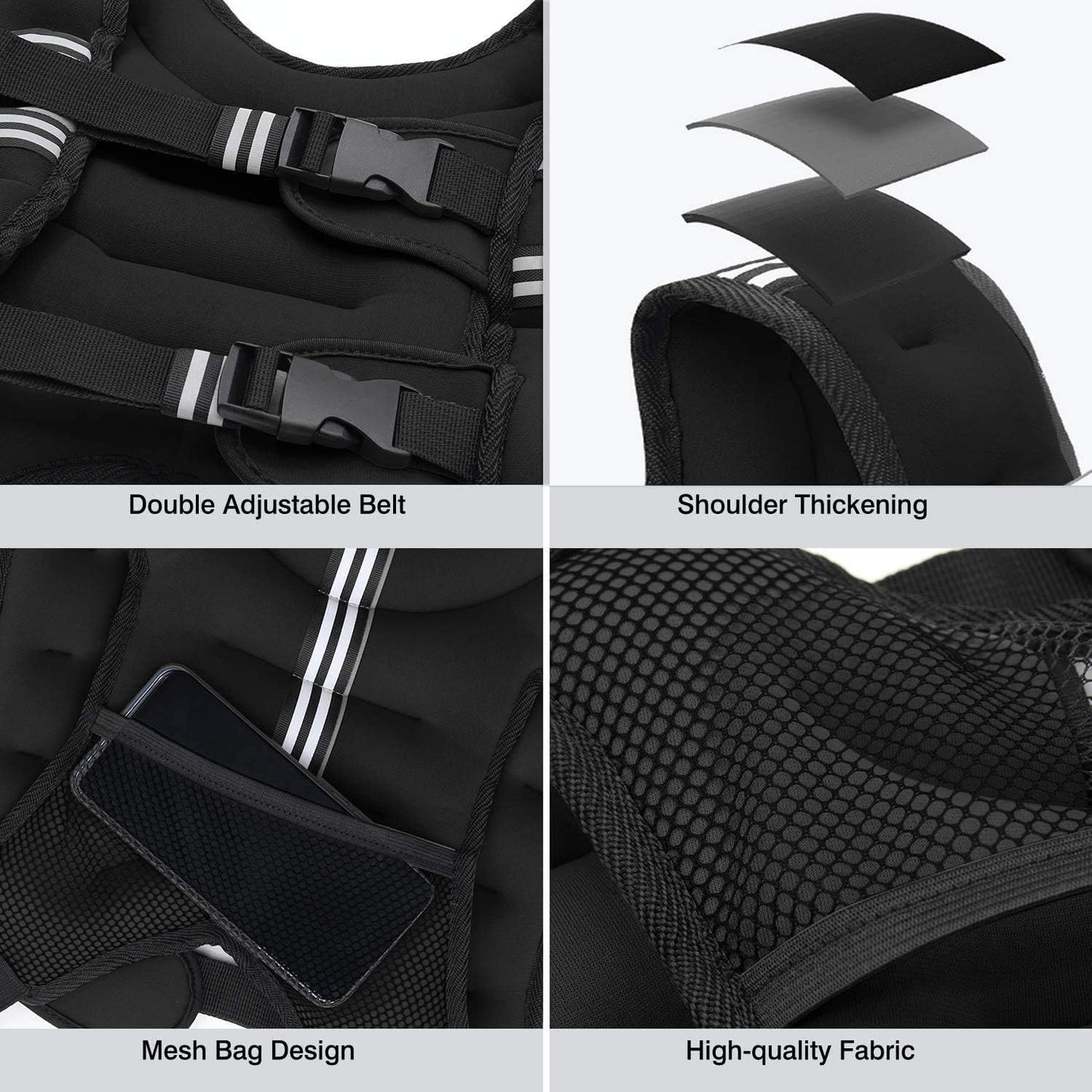 Sport Weighted Vest Workout Equipment 8kg