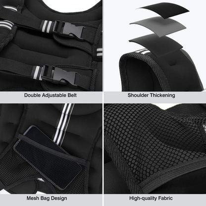 Sport Weighted Vest Workout Equipment 8kg