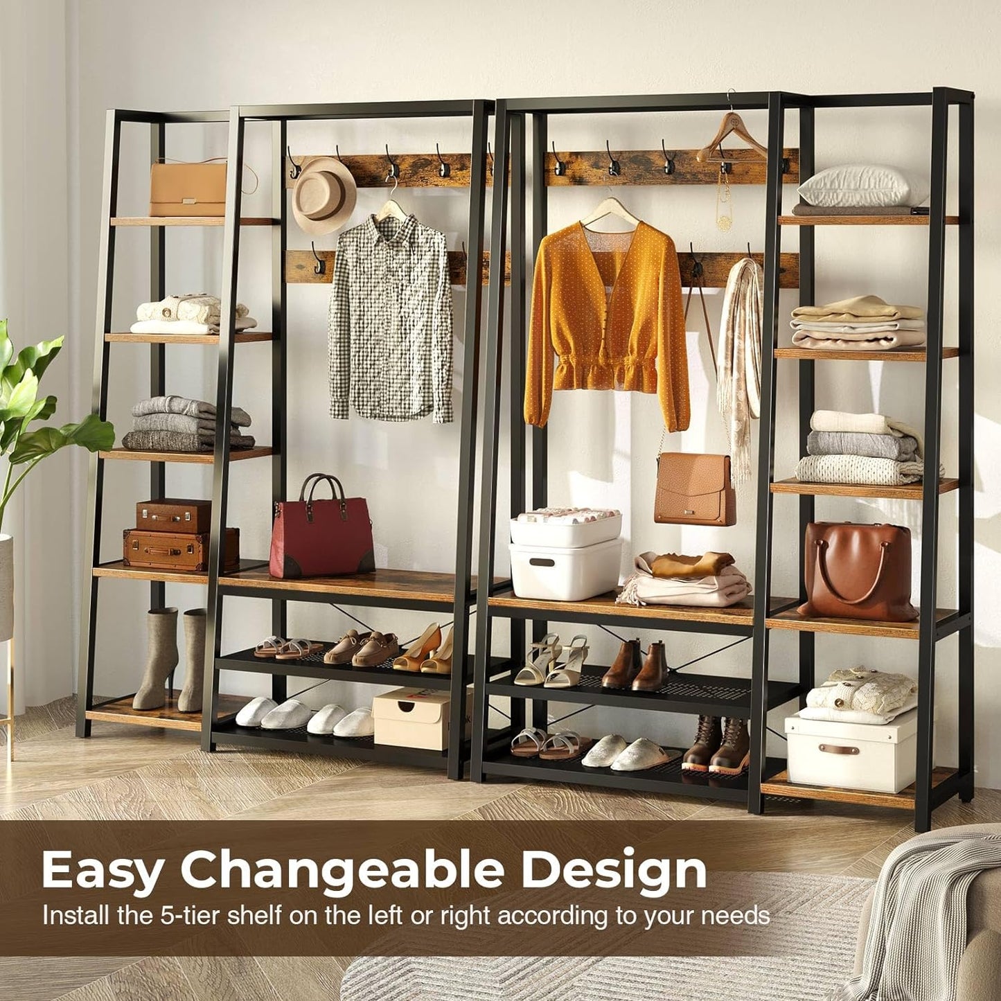 Coat Rack Clothes Rack Wardrobe Clothes Organizer